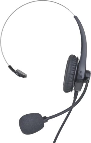 Headset: Single ear, Light weight, XLR (F) 4 Pin with Dynamic Mic