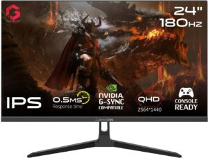GAMEON GOAE24QHD180IPS 24 Inch Gaming Monitor QHD 2K 180Hz