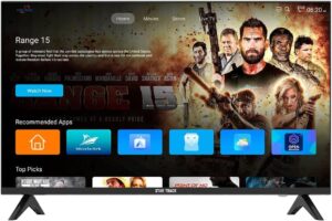 Star Track 32 Inch Screen, 720p, Bezel-Less Design, Miracast, Shahid