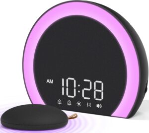 Vibration alarm clock with bed shaker