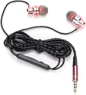 The 3.5mm Wired Earbuds are crafted with an ergonomic design